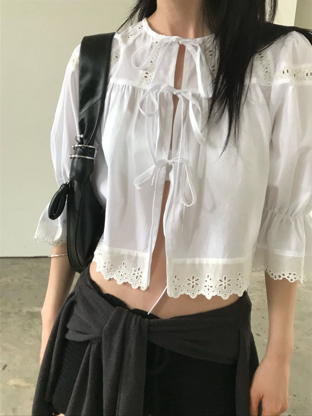 Tie Front Blouse