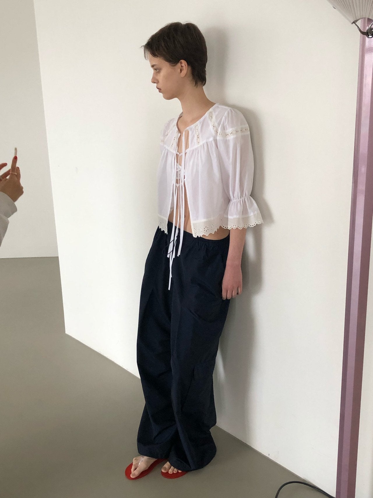 Tie Front Blouse