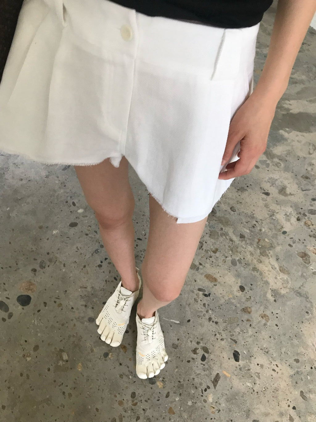 Raw Hem Shorts