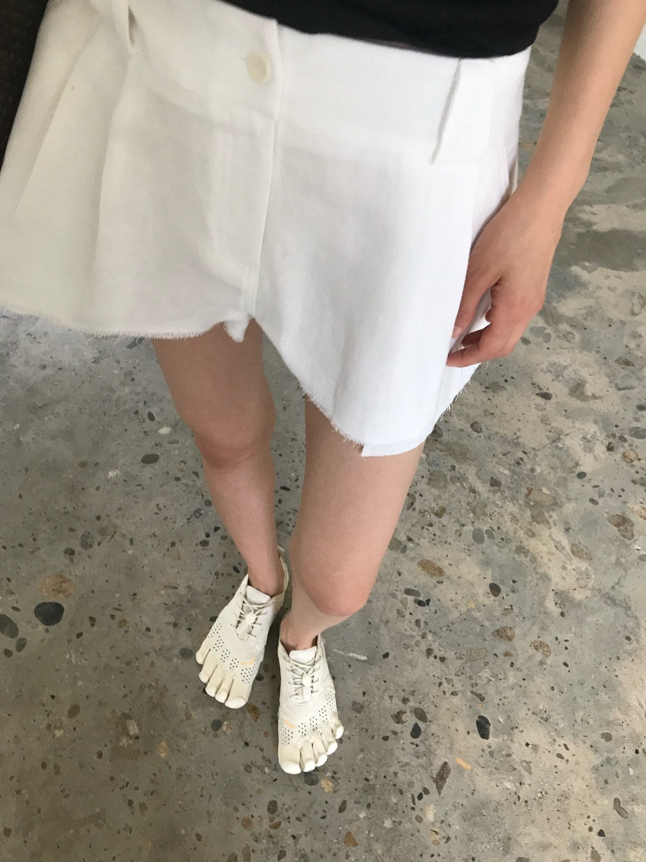 Raw Hem Shorts