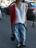 Side-Adjuster Denim Pants