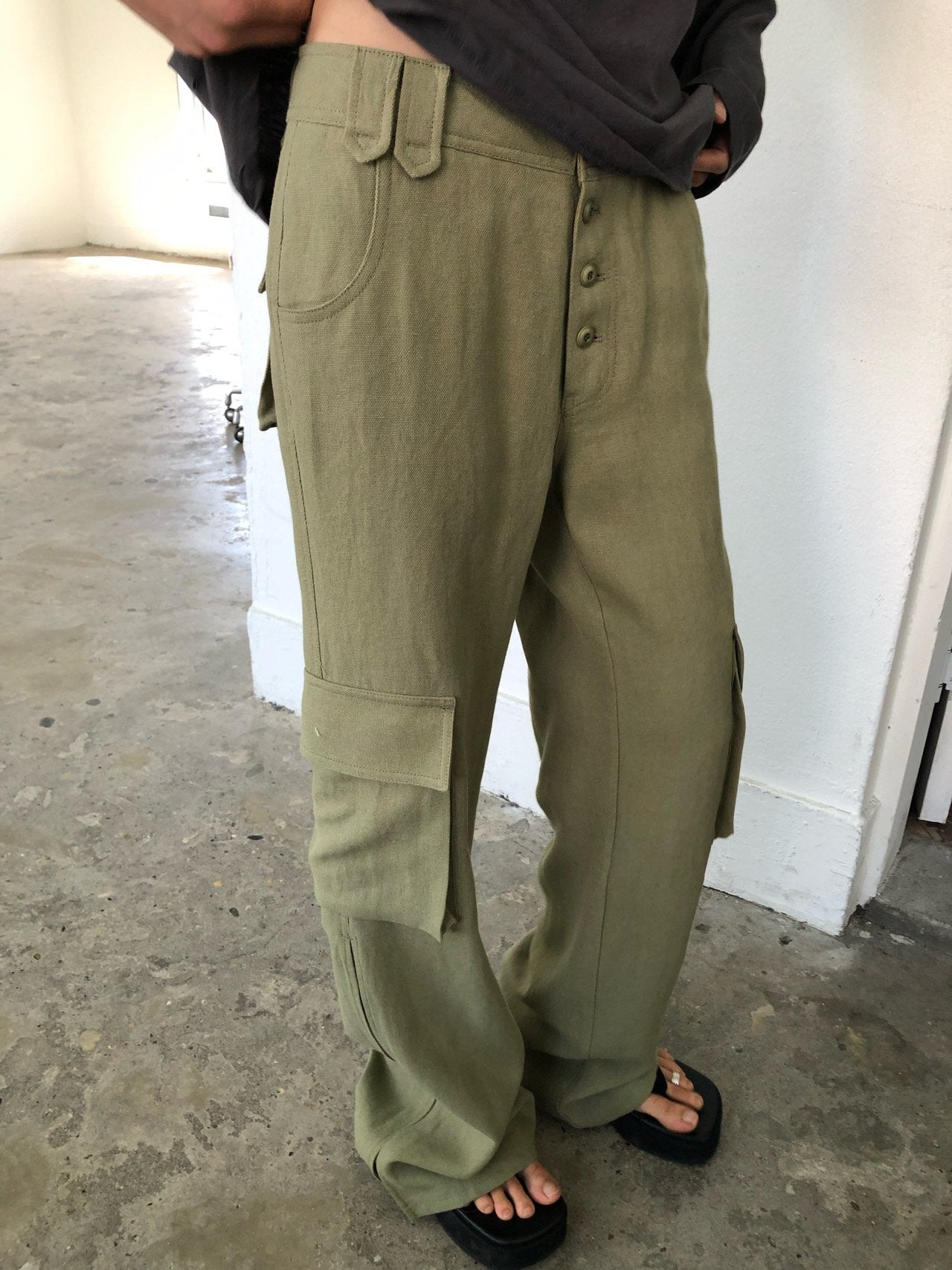 Oat Cargo Pants