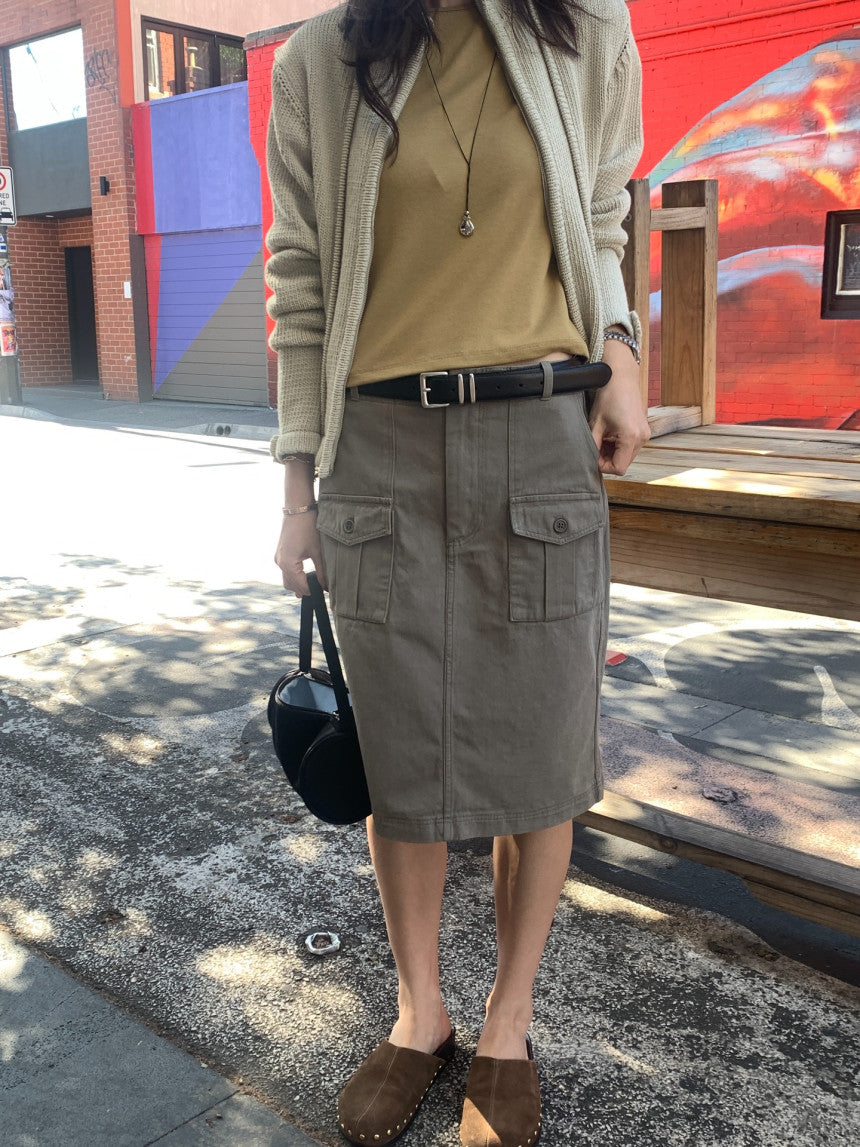 Frame Zip Knit