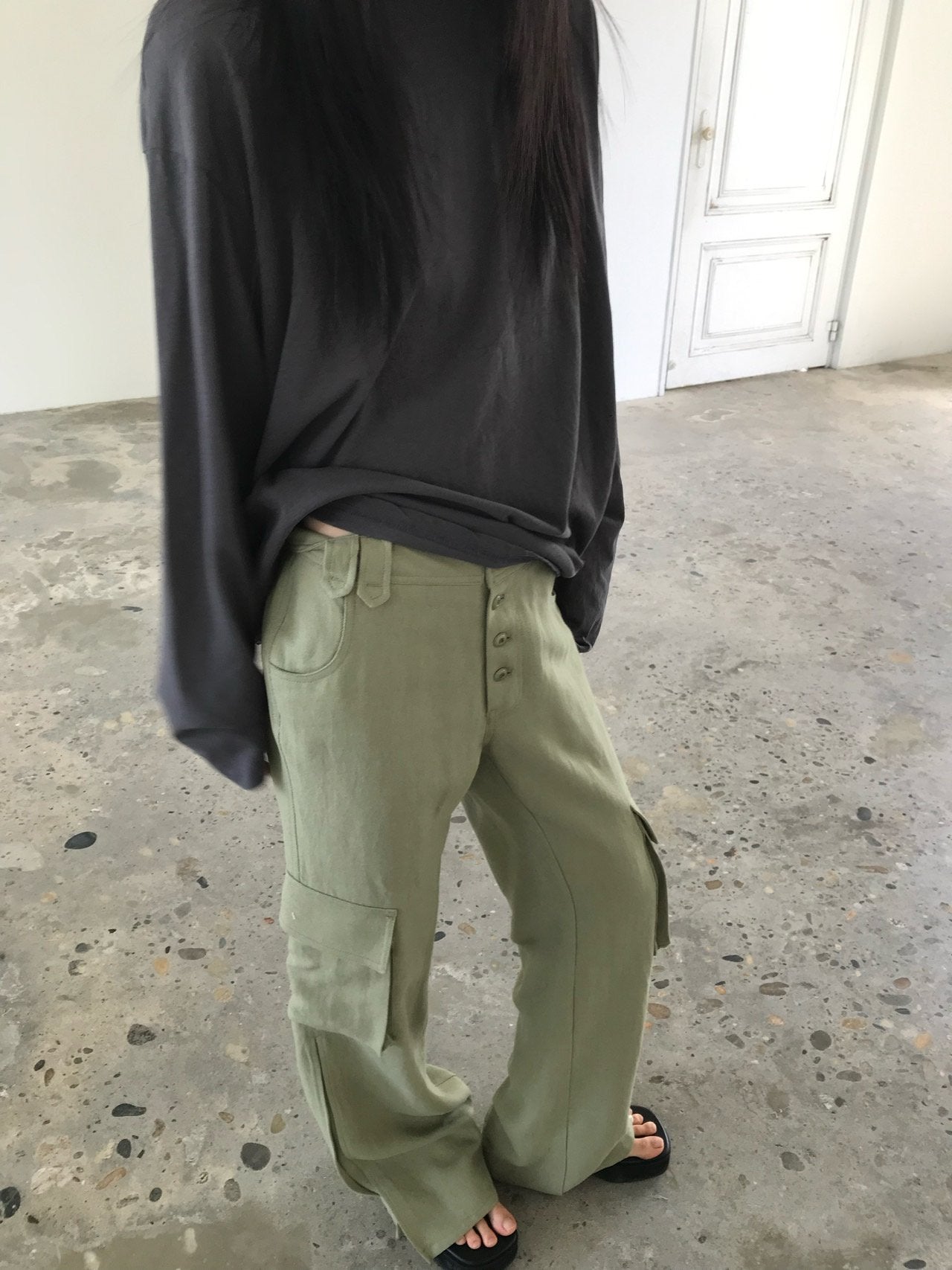 Oat Cargo Pants