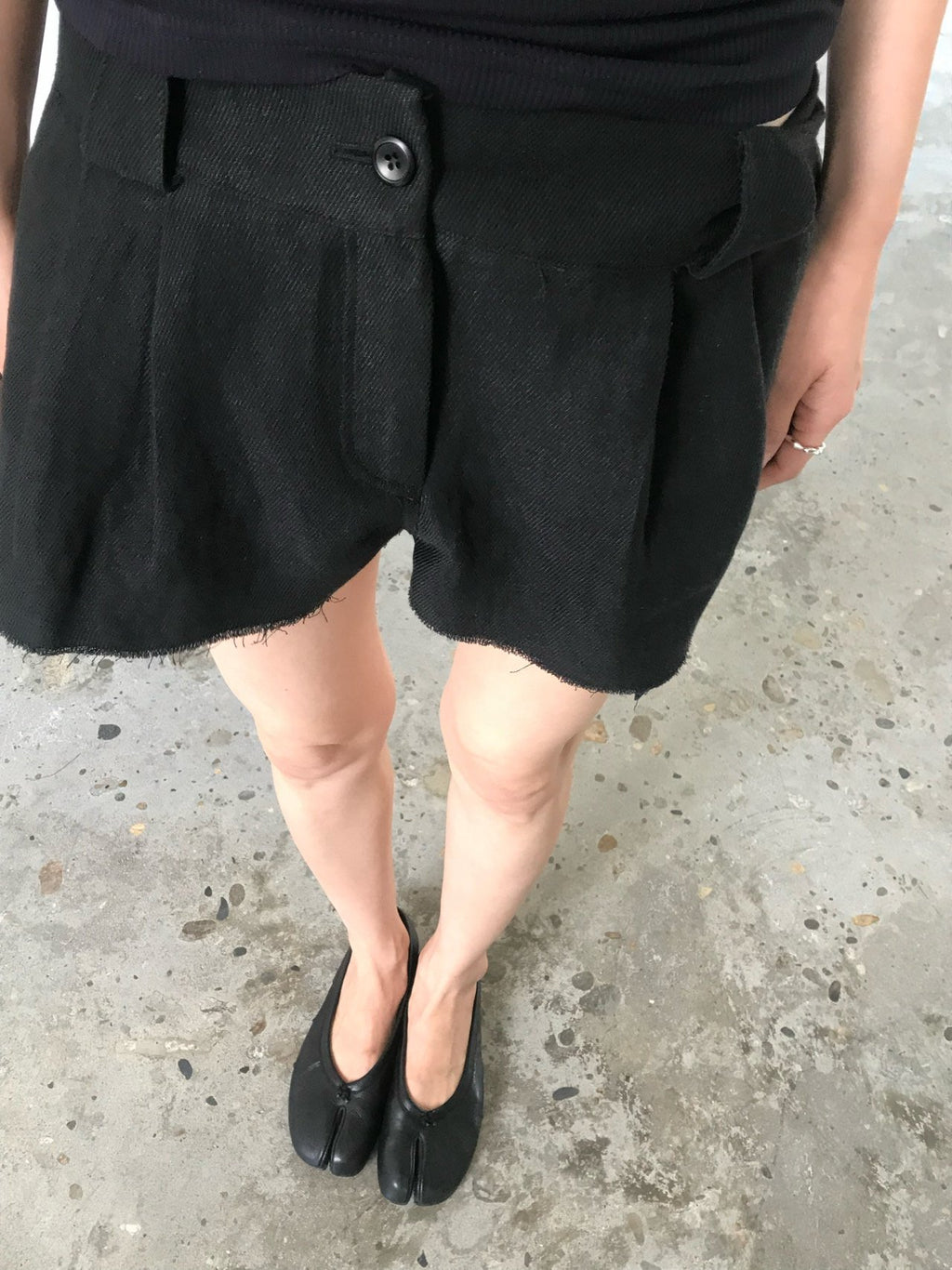 Raw Hem Shorts