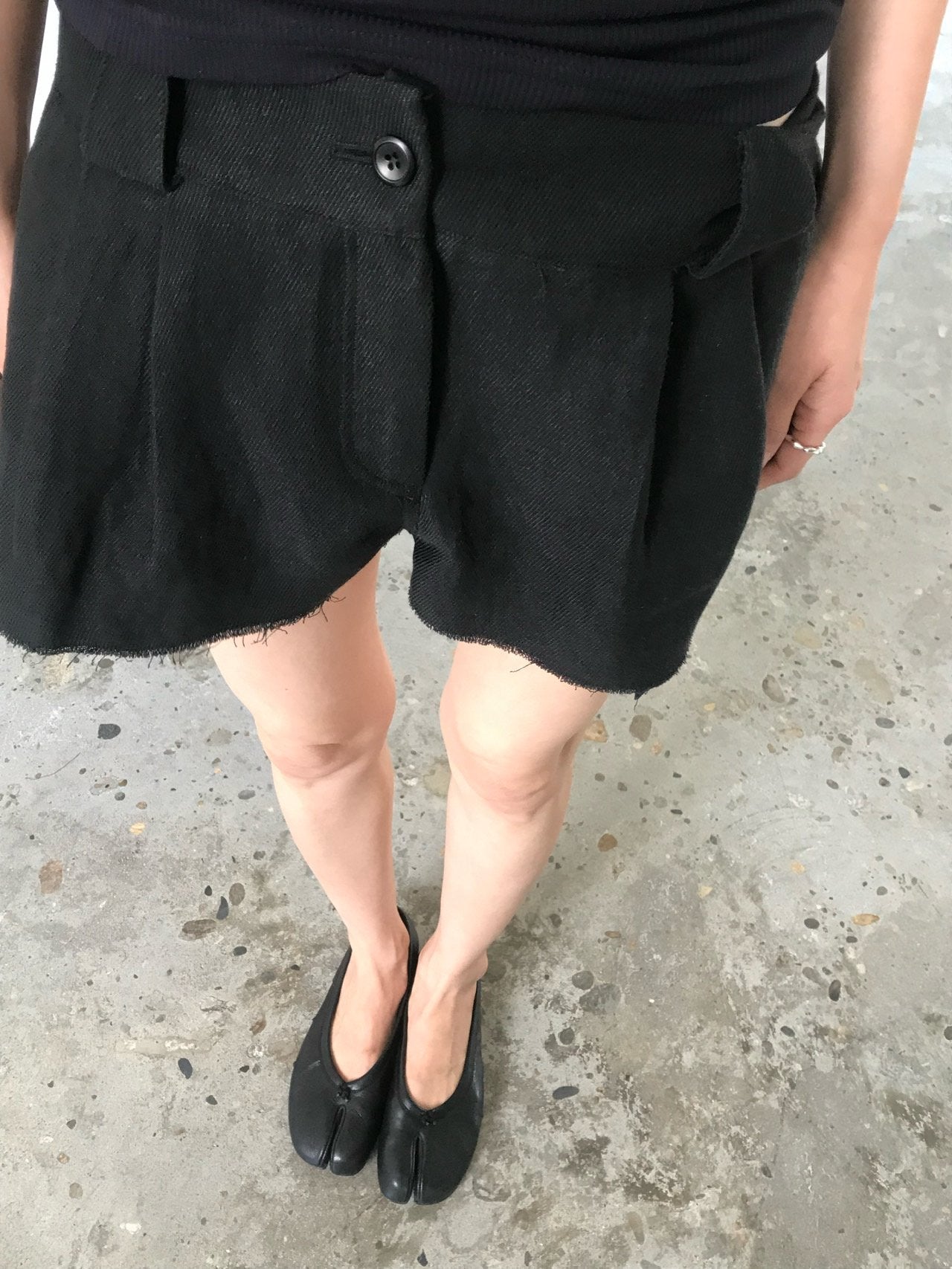 Raw Hem Shorts