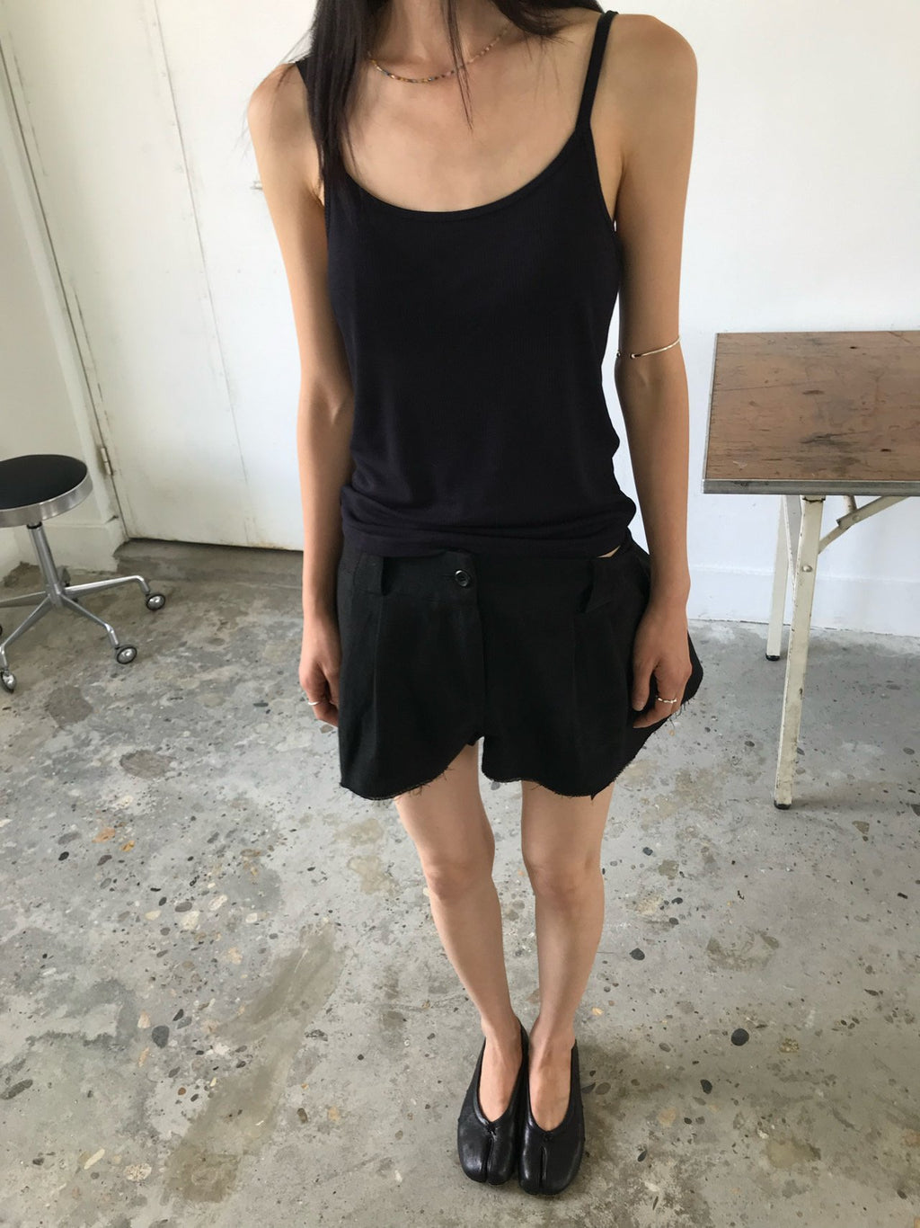 Raw Hem Shorts