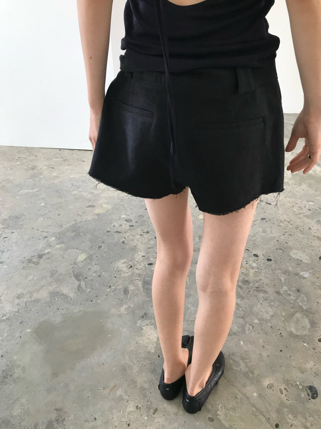 Raw Hem Shorts