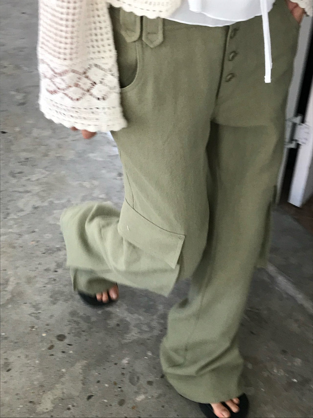 Oat Cargo Pants