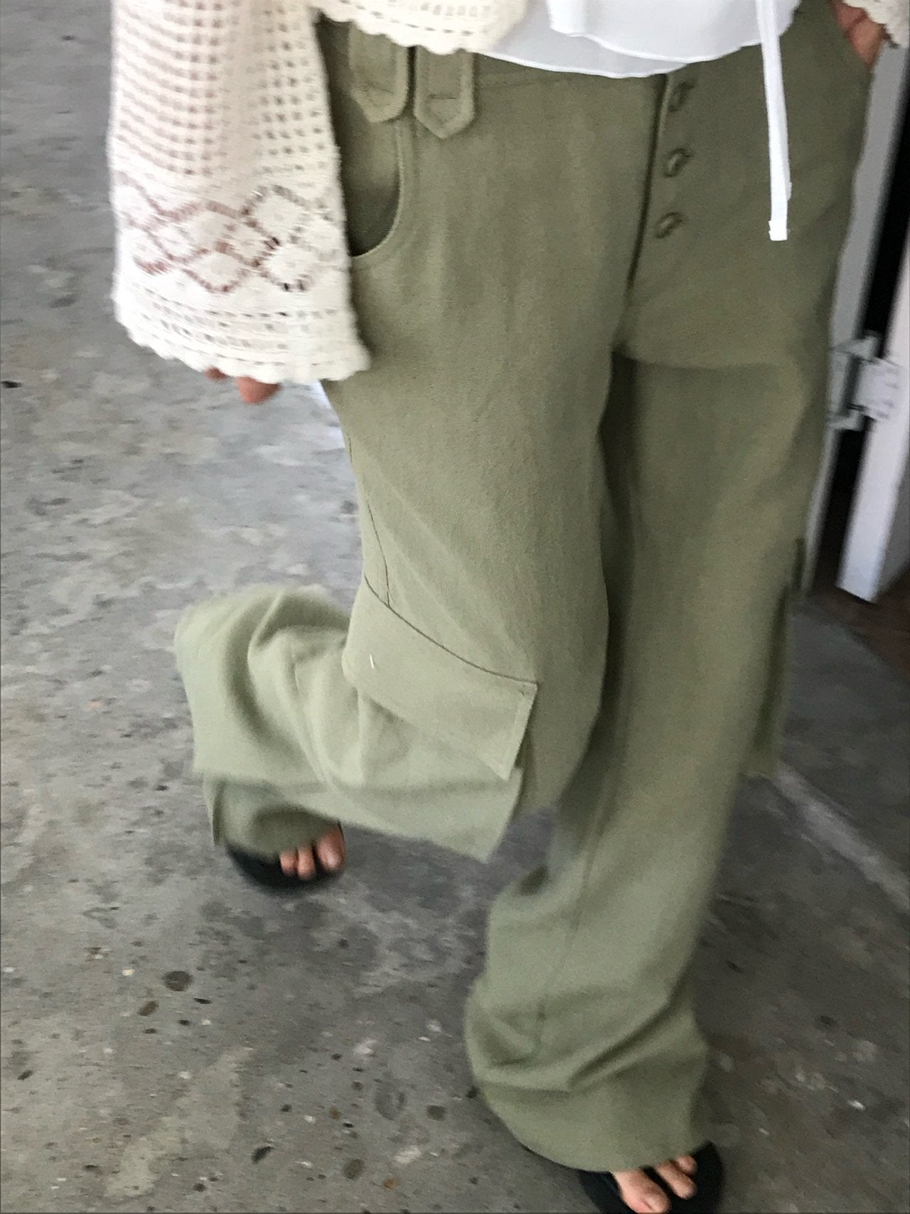 Oat Cargo Pants