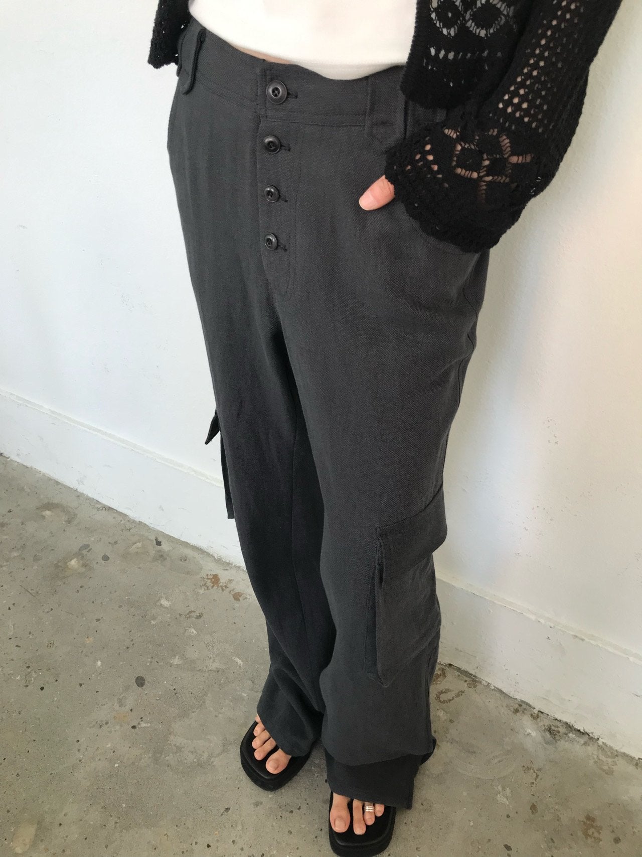 Oat Cargo Pants