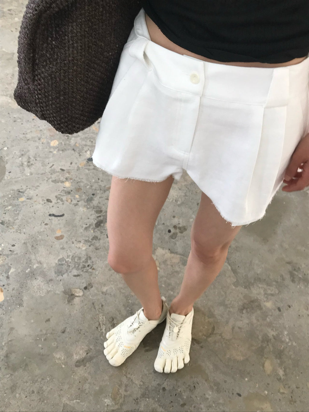 Raw Hem Shorts