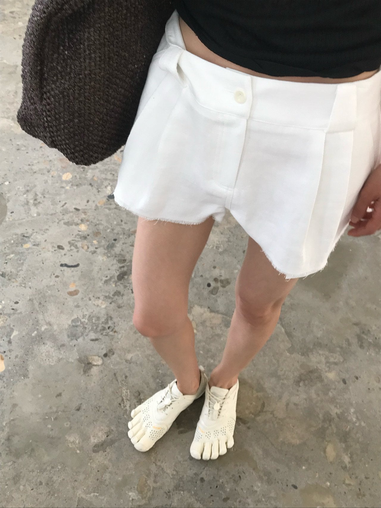 Raw Hem Shorts