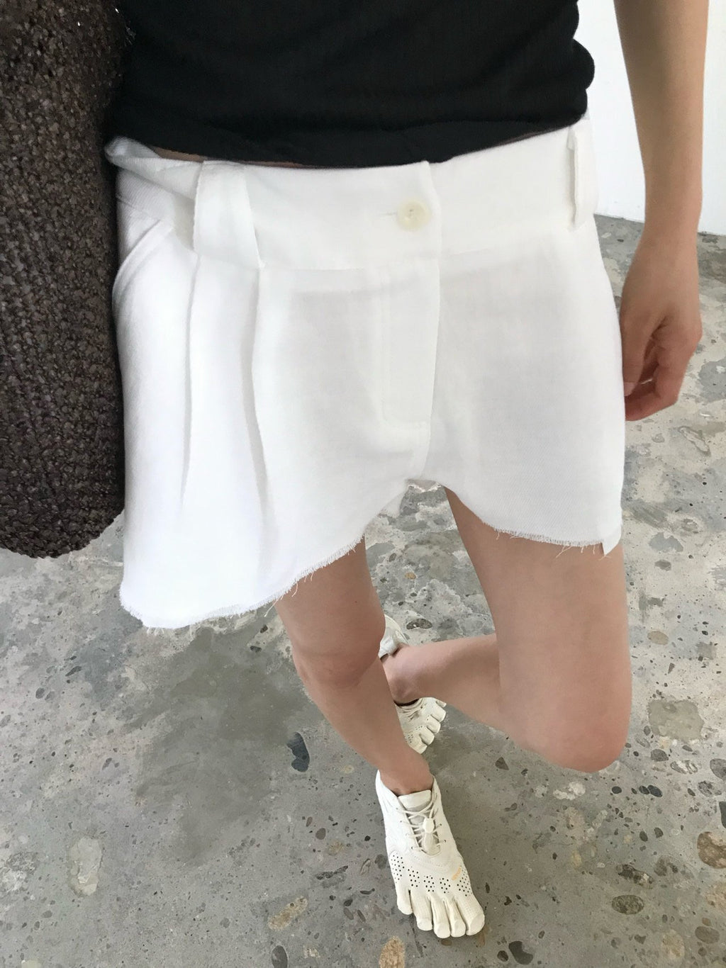 Raw Hem Shorts