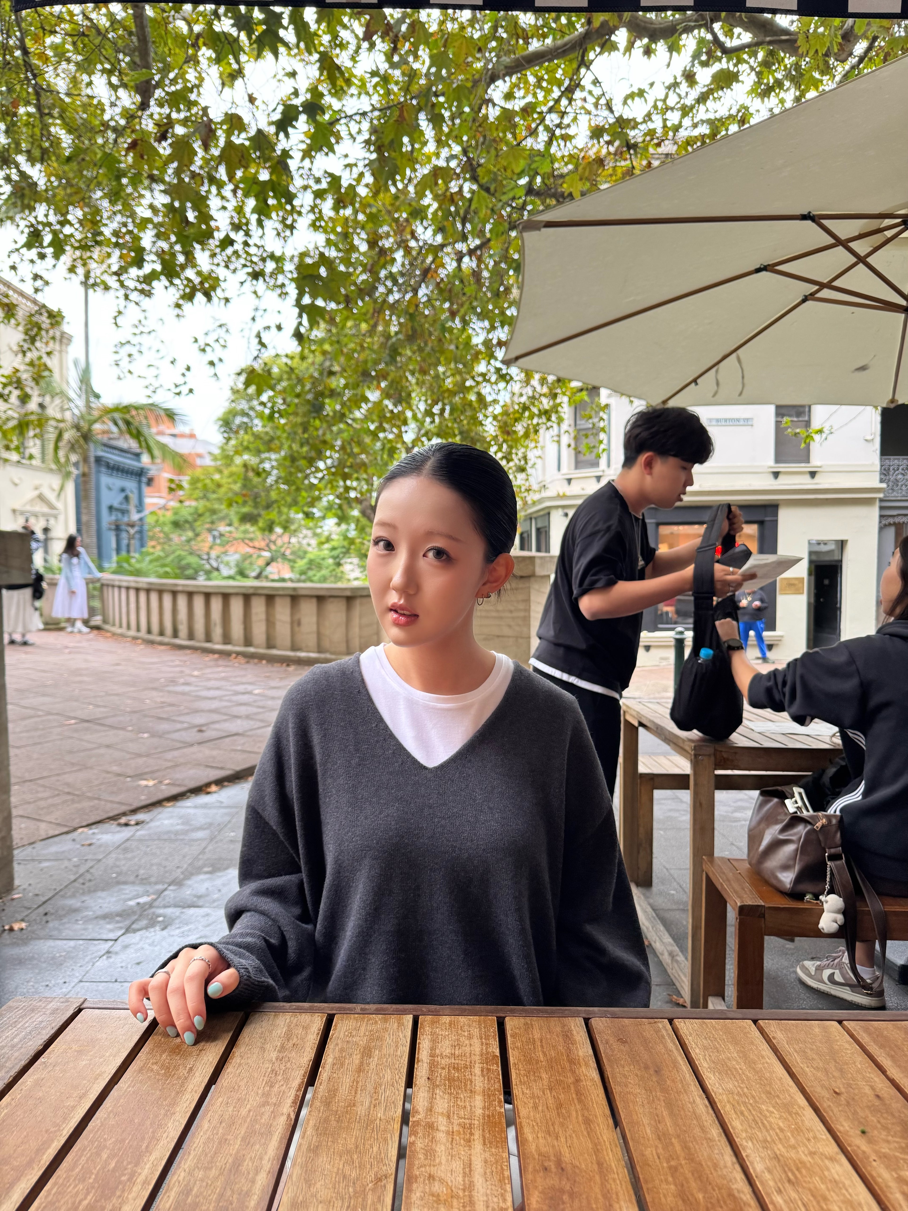 Spring V-Neck Cashmere Knit