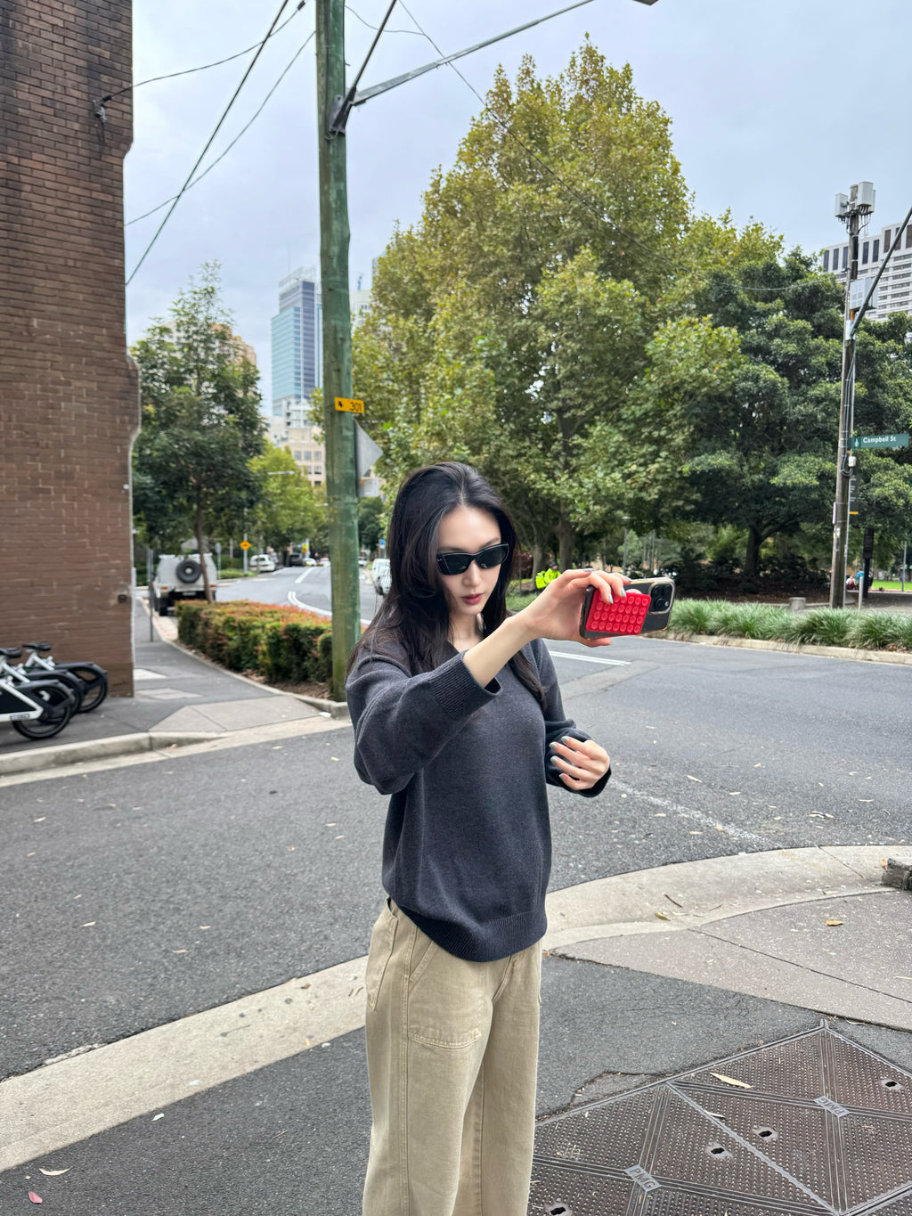 Spring V-Neck Cashmere Knit