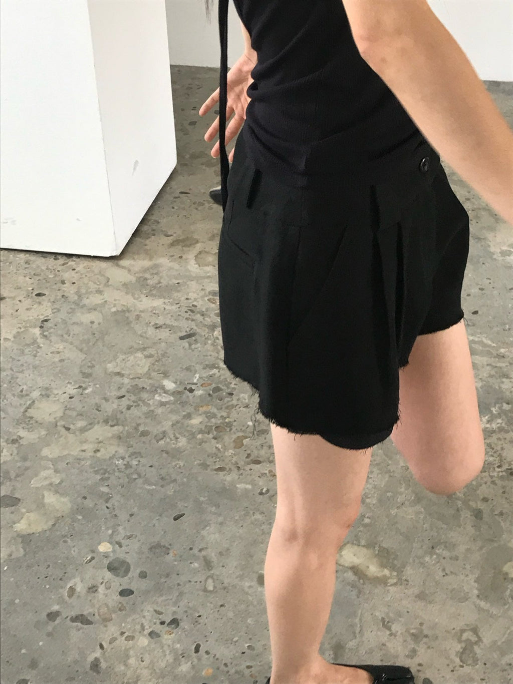 Raw Hem Shorts