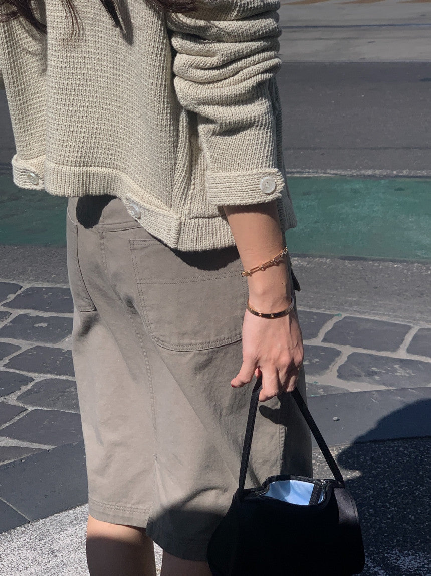 Frame Zip Knit