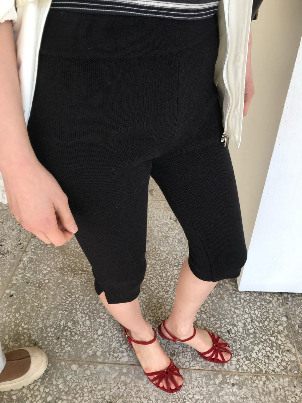 Knit Capri Pants