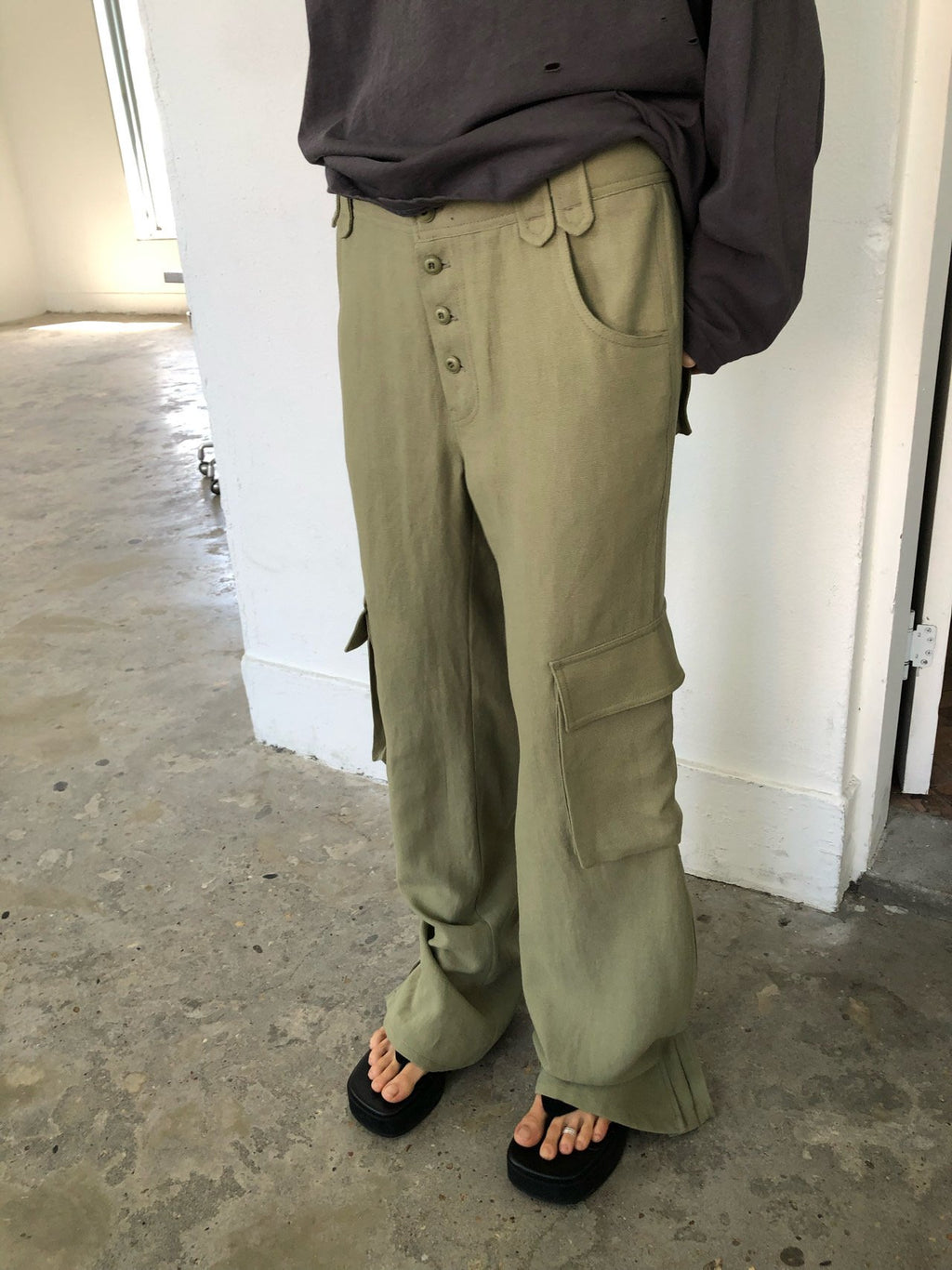 Oat Cargo Pants