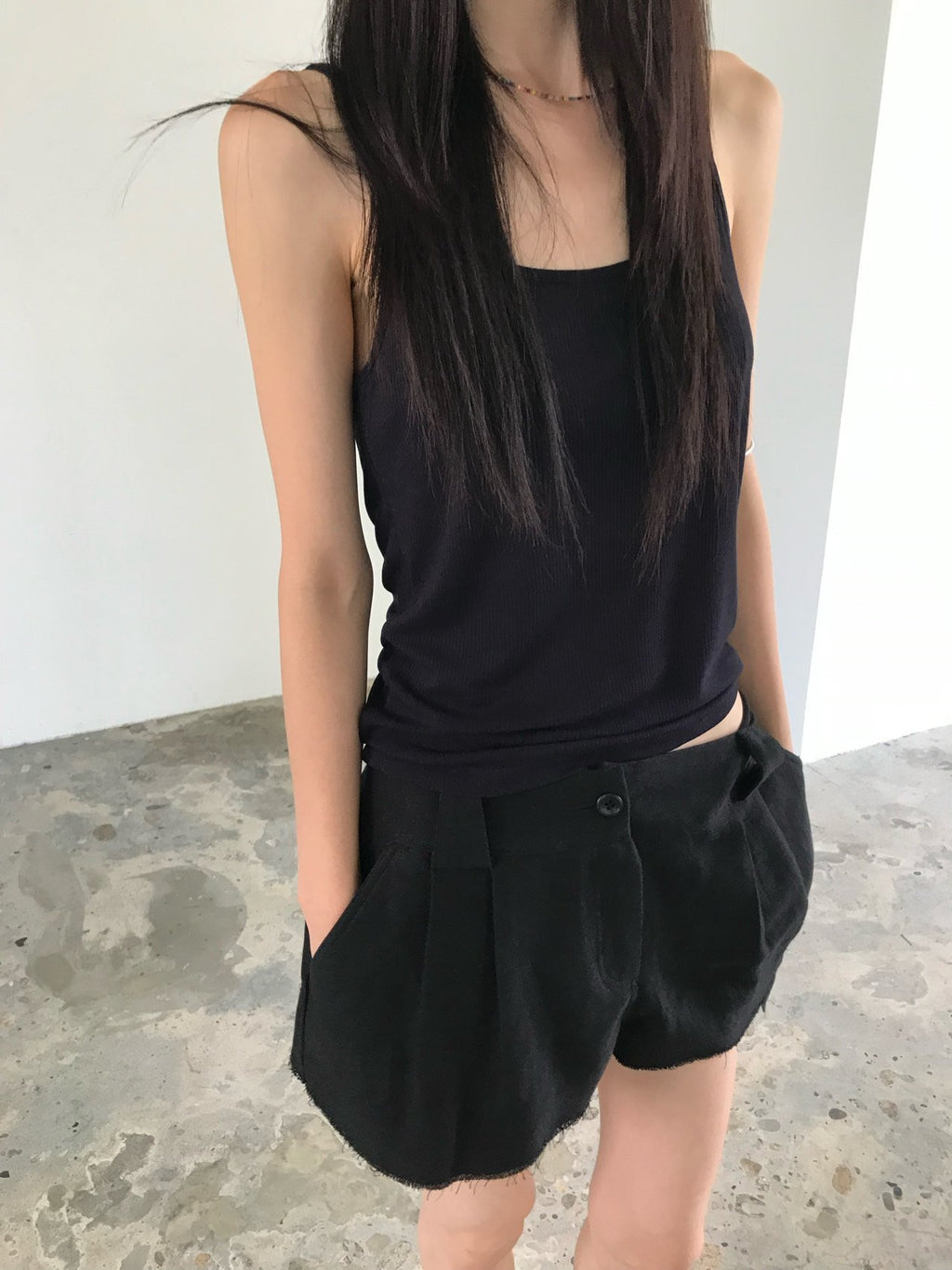 Raw Hem Shorts