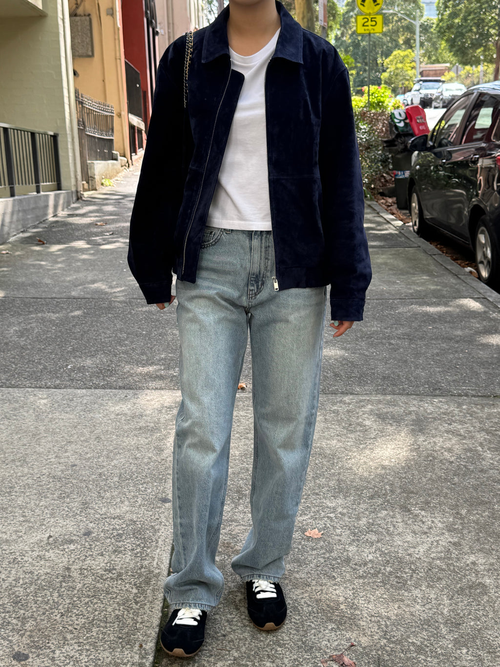 Plain Suede Jacket