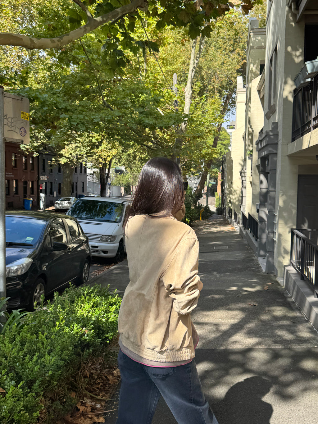 Plain Suede Jacket