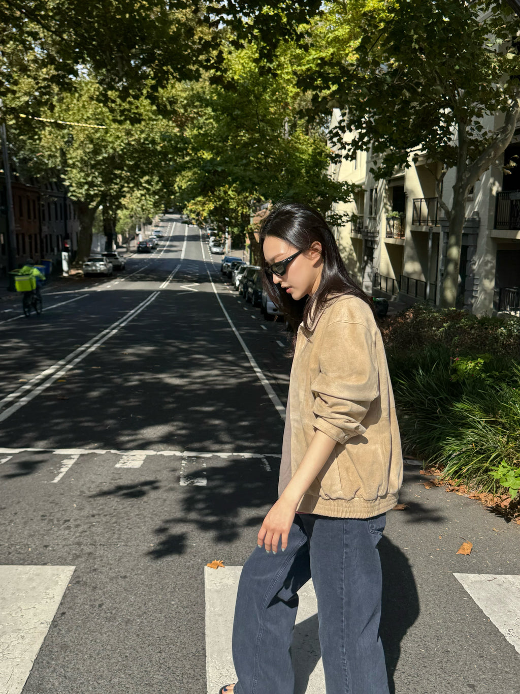 Plain Suede Jacket